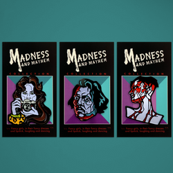 Madness and Mayhem – 3 Pin Pack
