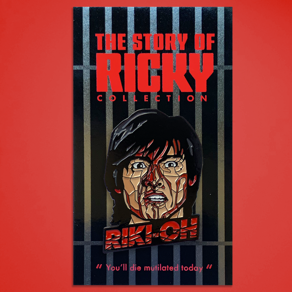 Riki-Oh- "Riki-Oh" Enamel Pin