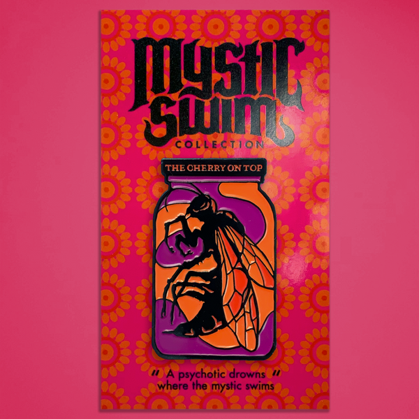 Mystic Swim - "The Cherry on Top" Enamel Pin