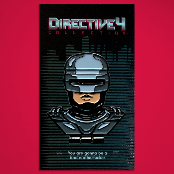 Directive 4 - "Murphy" Enamel Flip Pin